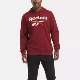 Reebok: Бордовая толстовка 