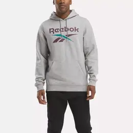 Reebok: Серая толстовка 