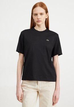 Lacoste: Чёрная футболка 