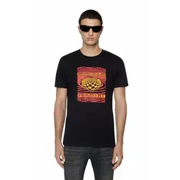 DIESEL: Чёрная футболка 