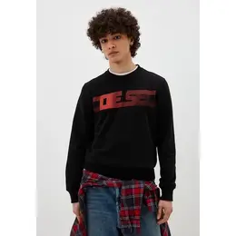 DIESEL: Чёрный свитшот 