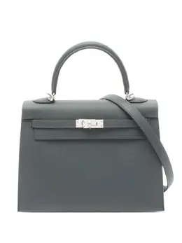 Hermès Pre-Owned: Зелёная сумка-шоппер 