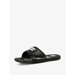 Fila: Чёрные шлёпанцы 