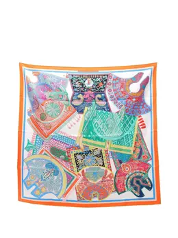 Hermès Pre-Owned: Оранжевый шарф 