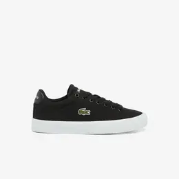 LACOSTE: Чёрные кеды 