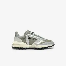 LACOSTE: Серые кроссовки 