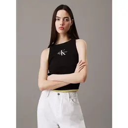 Calvin Klein Jeans: Чёрная футболка 