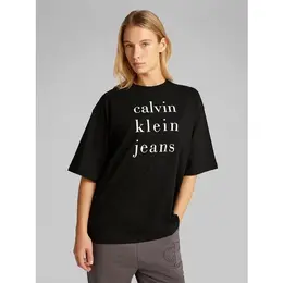 Calvin Klein Jeans: Чёрная футболка 