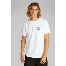 Calvin Klein Jeans: Белая футболка 