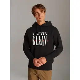 Calvin Klein Jeans: Чёрная толстовка 