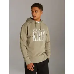Calvin Klein Jeans: Бежевая толстовка 