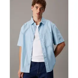 Calvin Klein Jeans: Голубая рубашка 