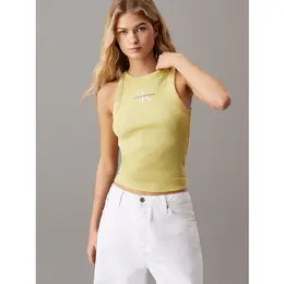 Calvin Klein Jeans: Зелёная футболка 