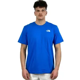 The North Face: Синяя футболка  Vertical