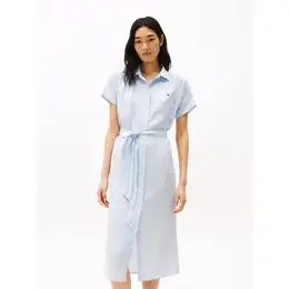 TOMMY HILFIGER: Голубое платье 