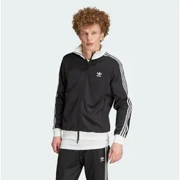 adidas: Чёрная толстовка  Beckenbauer