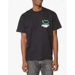 Carhartt WIP: Чёрная футболка  Script