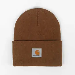 Carhartt WIP: Коричневая шапка  Watch Hat