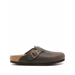 Birkenstock: Коричневые сабо  Boston