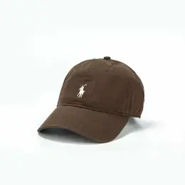 Polo Ralph Lauren: Коричневая кепка 