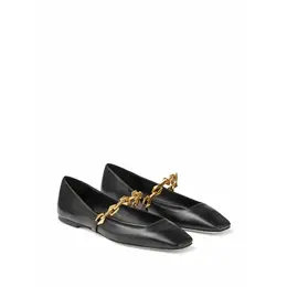 JIMMY CHOO: Чёрные балетки 