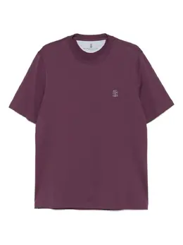 Brunello Cucinelli: Фиолетовая футболка 