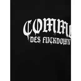 COMME des FUCKDOWN: Чёрная футболка 