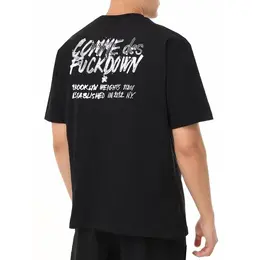 COMME des FUCKDOWN: Чёрная футболка 