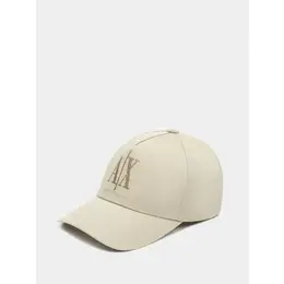Armani Exchange: Бежевая кепка 