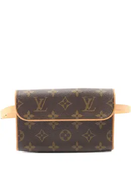 Louis Vuitton Pre-Owned: Коричневая поясная сумка 