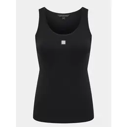 Armani Exchange: Чёрная майка 