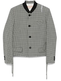 Marni: Куртка в клетку 