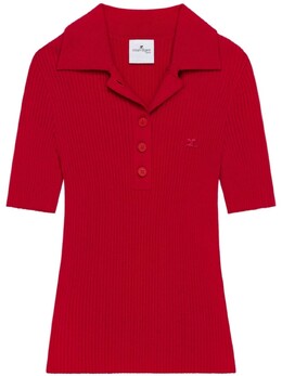 Courreges: Красная рубашка 
