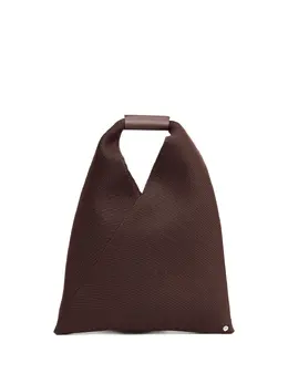 MM6 Maison Margiela: Коричневая сумка-шоппер 
