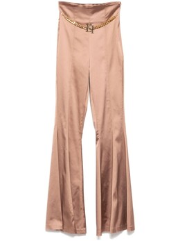 Elisabetta Franchi: Атласные брюки 
