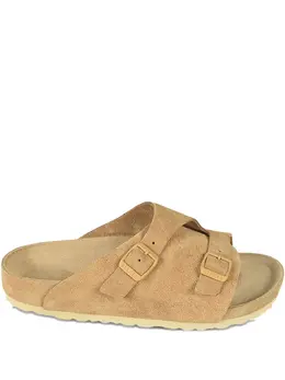 Birkenstock: Бежевые сандалии 