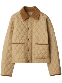 Burberry: Стёганые куртка 