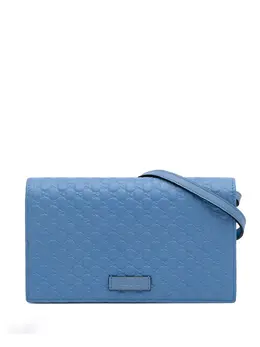 Gucci Pre-Owned: Голубой кошелёк 