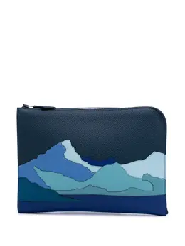 Hermès Pre-Owned: Голубой клатч 