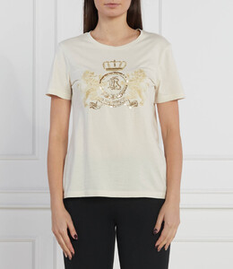 Lauren Ralph Lauren: Бежевая футболка 