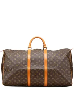 Louis Vuitton Pre-Owned: Коричневая дорожная сумка 
