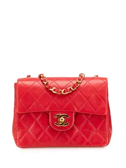 CHANEL Pre-Owned: Красная сумка через плечо 