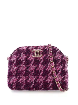 CHANEL Pre-Owned: Фиолетовый клатч 