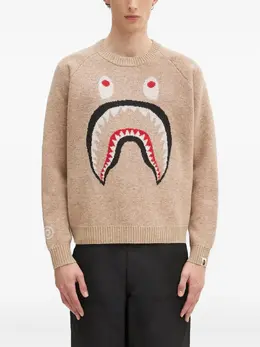 A BATHING APE®: Бежевый свитер 