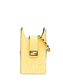 Fendi Pre-Owned: Жёлтая сумка через плечо 