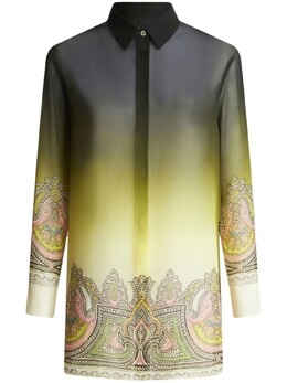 Etro: Шёлковая рубашка 