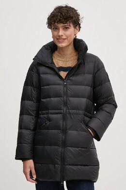 Tommy Hilfiger: Чёрный пуховик 