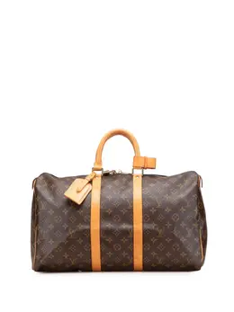 Louis Vuitton Pre-Owned: Коричневая дорожная сумка 