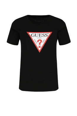 GUESS: Чёрная футболка 