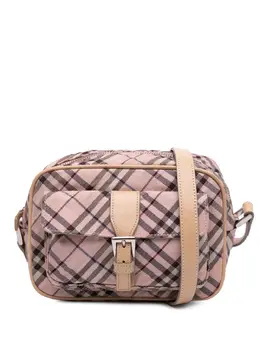 Burberry Pre-Owned: Розовая сумка через плечо 